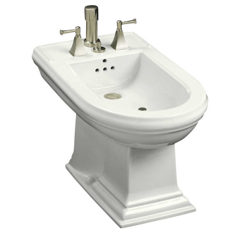 Kohler Memoirs Vertical Spray Bidet with 4 Faucet Holes & Reviews